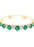 Alliance Émeraude et Diamants 0,07 ct