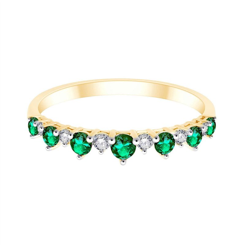 Alliance Émeraude et Diamants 0,07 ct