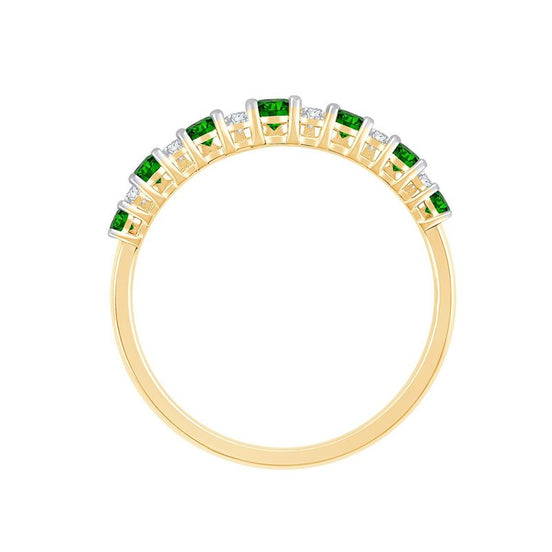 Alliance Émeraude et Diamants 0,07 ct