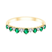 Alliance Émeraude et Diamants 0,07 ct