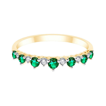 Alliance Émeraude et Diamants 0,07 ct