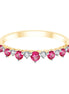 Alliance Serti Clos Rubis & Diamants 0,07ct