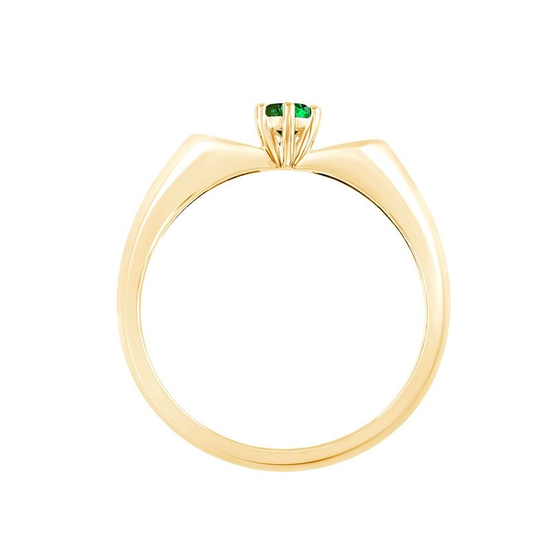 Toi & Moi Émeraude & Diamants 0,03ct II