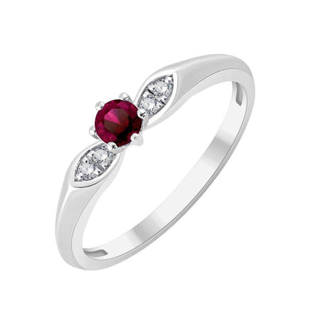 Rubis et Diamants 0,03ct VI
