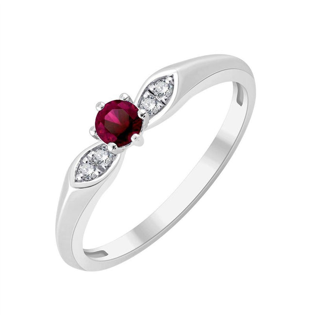 Rubis et Diamants 0,03ct VI