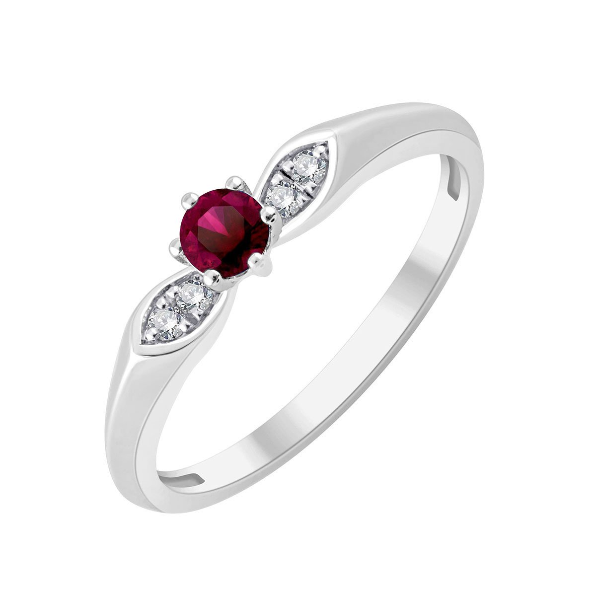 Rubis et Diamants 0,03ct VI