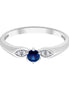 Round Sapphire & Diamonds 0.18ct III