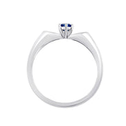 Round Sapphire & Diamonds 0.18ct III