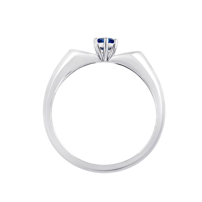 Round Sapphire & Diamonds 0.18ct III