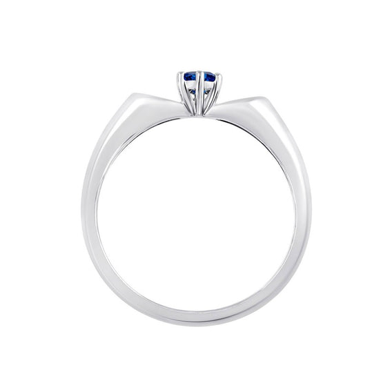 Round Sapphire & Diamonds 0.18ct III