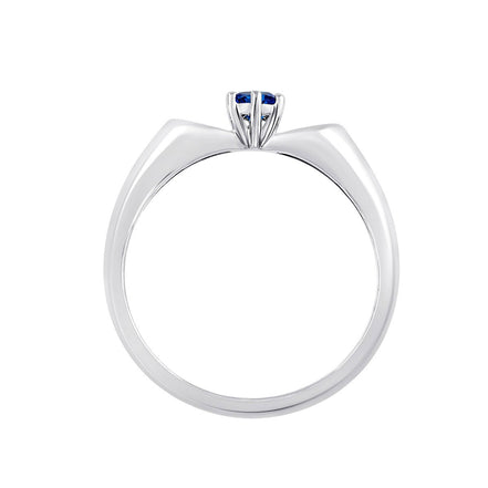 Round Sapphire & Diamonds 0.18ct III