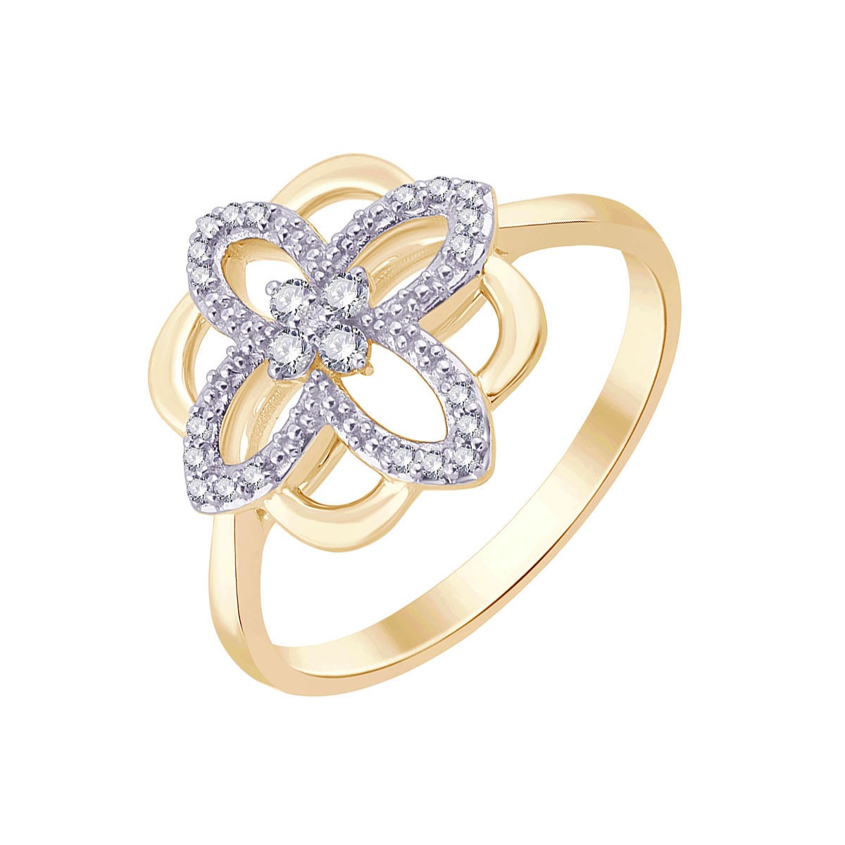 Pavé Fleur Diamant 0,09ct