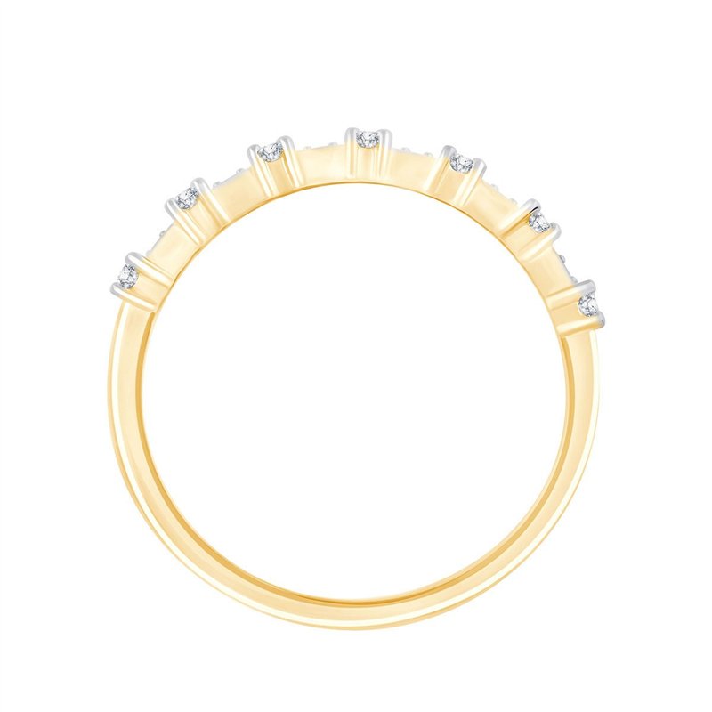 Demi Alliance Trilogie Diamant 0,16ct
