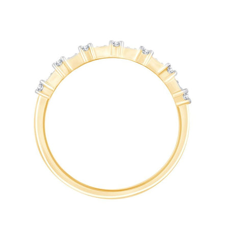 Demi Alliance Trilogie Diamant 0,16ct