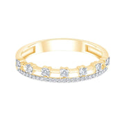 Demi Alliance Trilogie Diamant 0,16ct