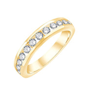 Demi Alliance Serti Clos Diamant 0,6ct