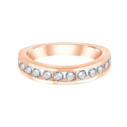 Demi Alliance Serti Clos Diamant 0,6ct