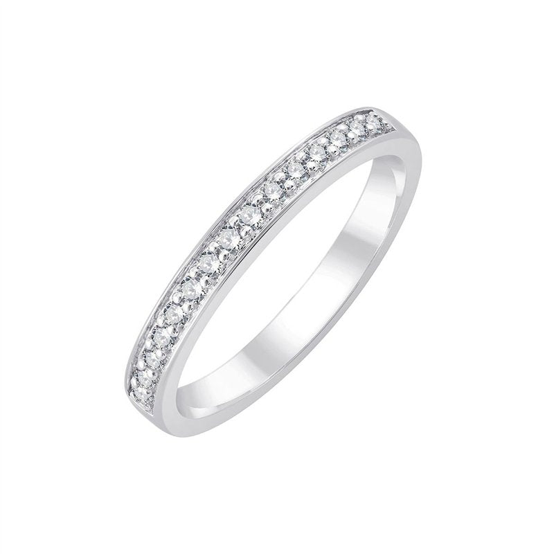Demi Alliance Serti Clos Diamant 0,16ct