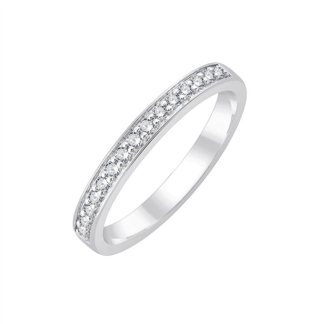 Demi Alliance Serti Clos Diamant 0,16ct
