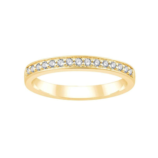 Demi Alliance Serti Clos Diamant 0,16ct