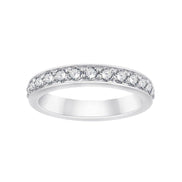 Demi Alliance Serti Clos Diamant 0,61ct