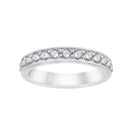 Demi Alliance Serti Clos Diamant 0,61ct