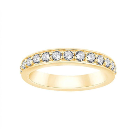 Demi Alliance Serti Clos Diamant 0,61ct