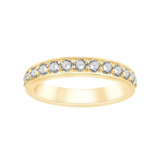 Demi Alliance Serti Clos Diamant 0,61ct