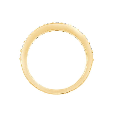Demi Alliance Serti Clos Diamant 0,61ct