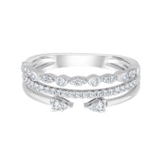 Bague, Alliance Diamant 0,32ct
