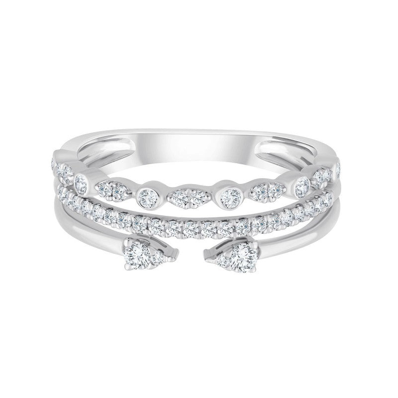 Bague, Alliance Diamant 0,32ct