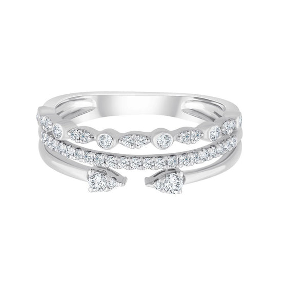 Bague, alliance diamant 0,32ct