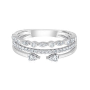 Bague, Alliance Diamant 0,32ct