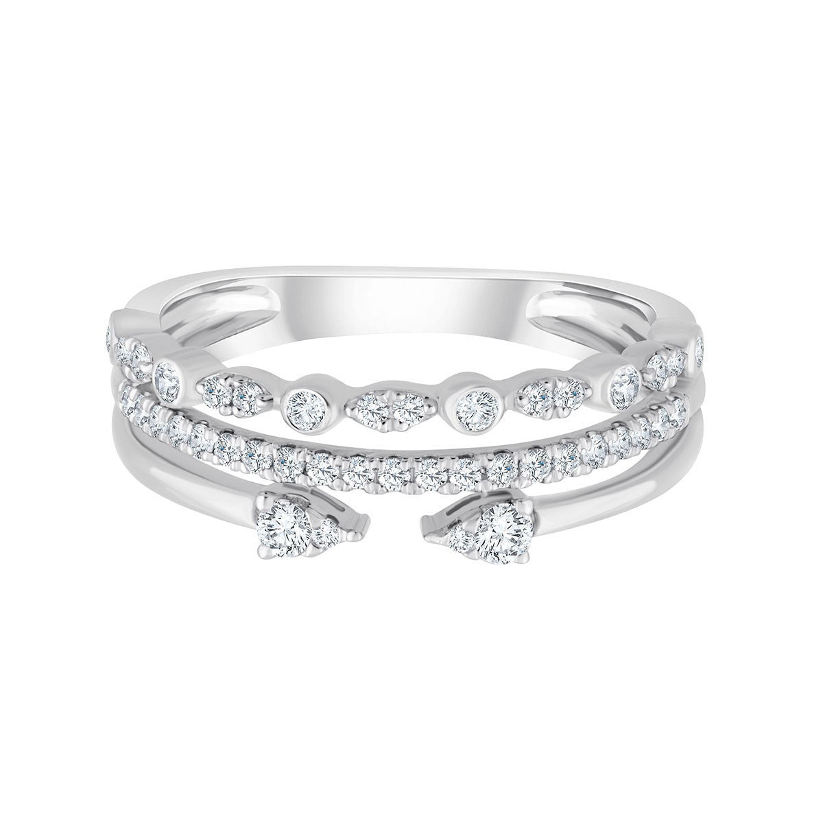 Bague, Alliance Diamant 0,32ct
