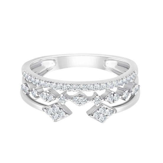 Bague, alliance diamant 0,25 ct