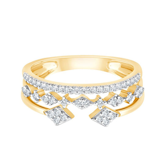 Bague, alliance diamant 0,25 ct