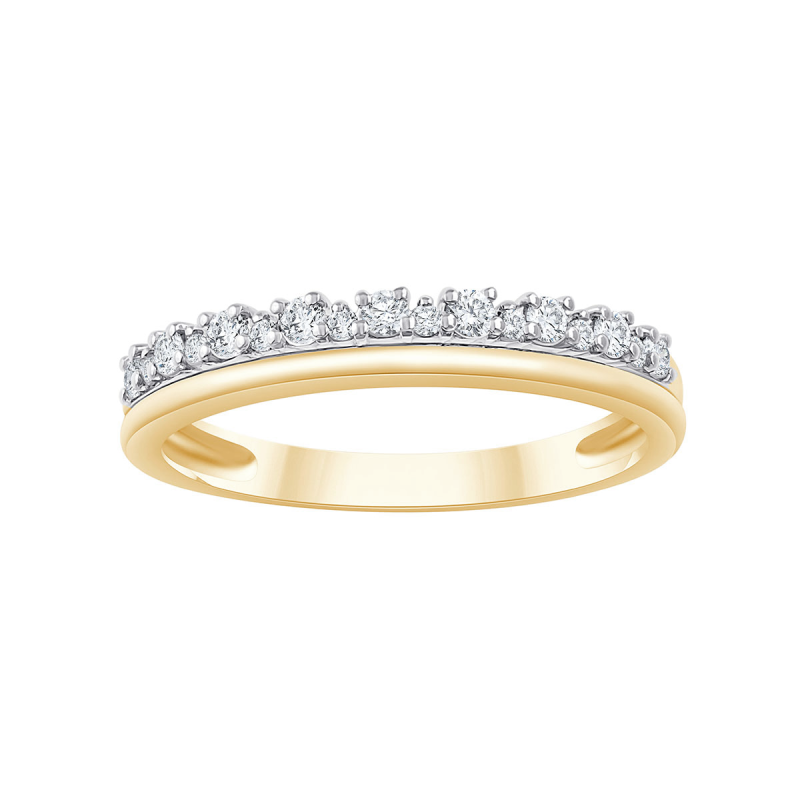 Bague, Alliance Ronde Diamant 0,19ct