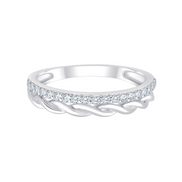 Wedding Band, Diamond Ring 0.18ct II