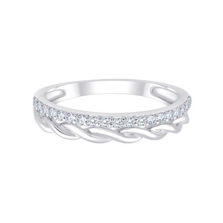 Wedding Band, Diamond Ring 0.18ct II