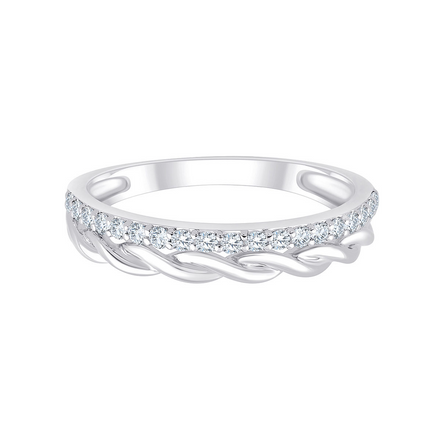 Wedding Band, Diamond Ring 0.18ct II