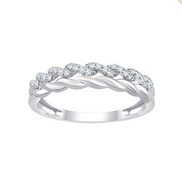 Alliance, Bague Diamant 0,12ct