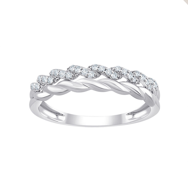 Alliance, Bague Diamant 0,12ct
