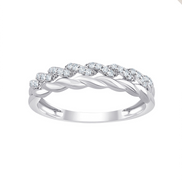 Alliance, Bague Diamant 0,12ct