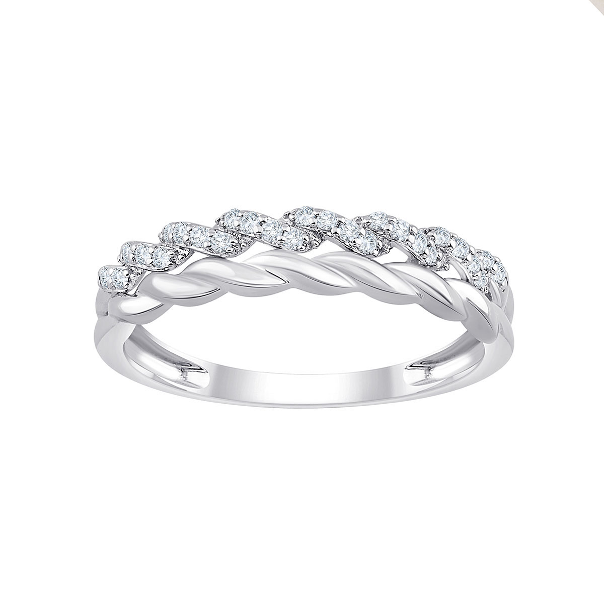 Alliance, Bague Diamant 0,12ct