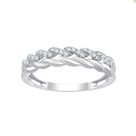 Alliance, Bague Diamant 0,12ct