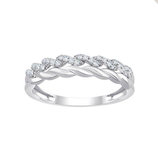 Alliance, Bague Diamant 0,12ct