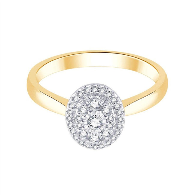 Solitaire Trilogie Diamant 0,17ct