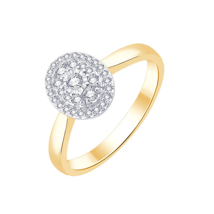 Solitaire Trilogie Diamant 0,17ct