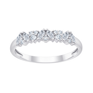 Bague de fiançailles ou alliance, diamant rond 0,21ct