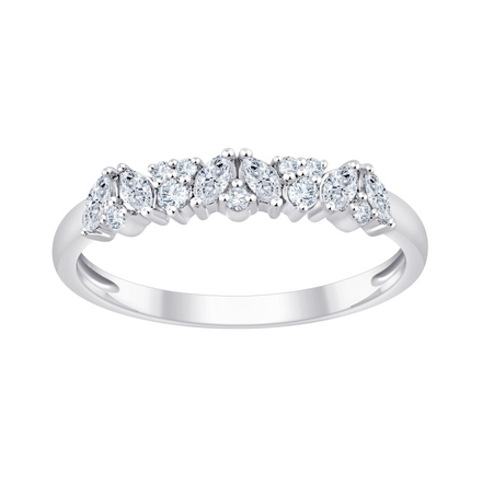 Bague de fiançailles ou alliance, diamant rond 0,21ct